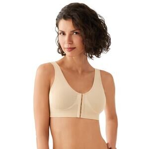 Wacoal Women's B-Smooth Front Close Bralette, Sand ,Size  40 13787